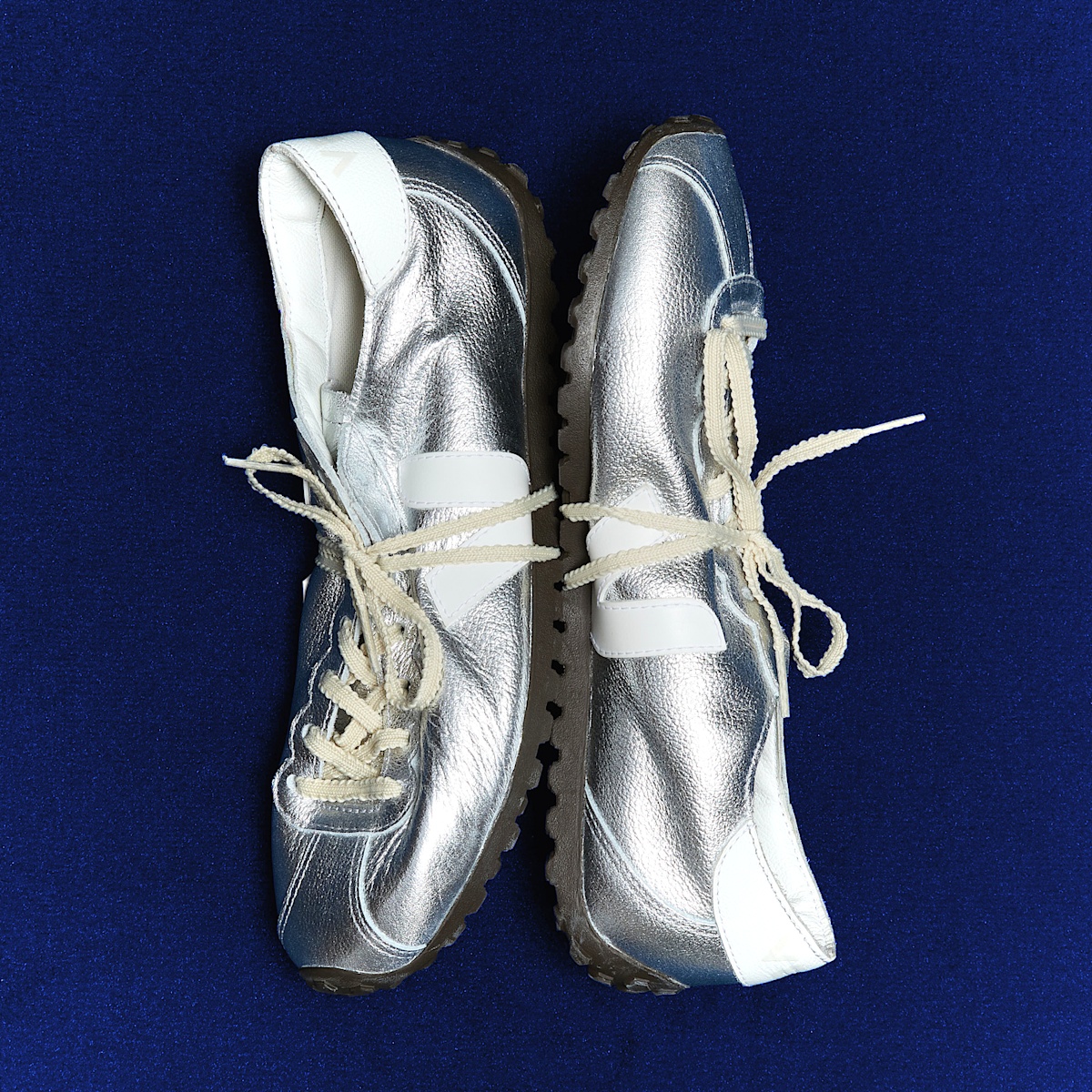 CATEYES LEATHER SILVER WHITE - Image 5