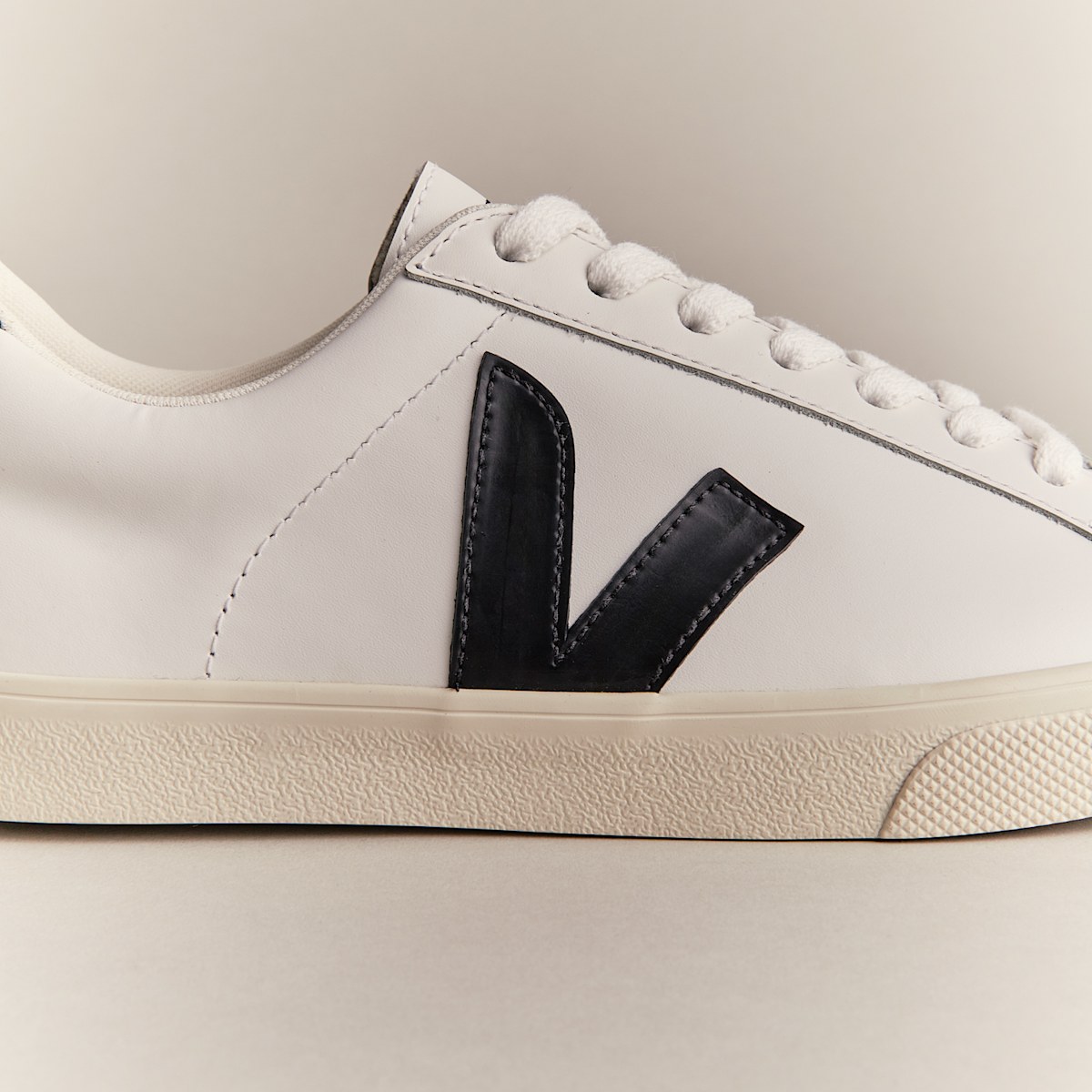 ESPLAR LEATHER WHITE BLACK - Image 4