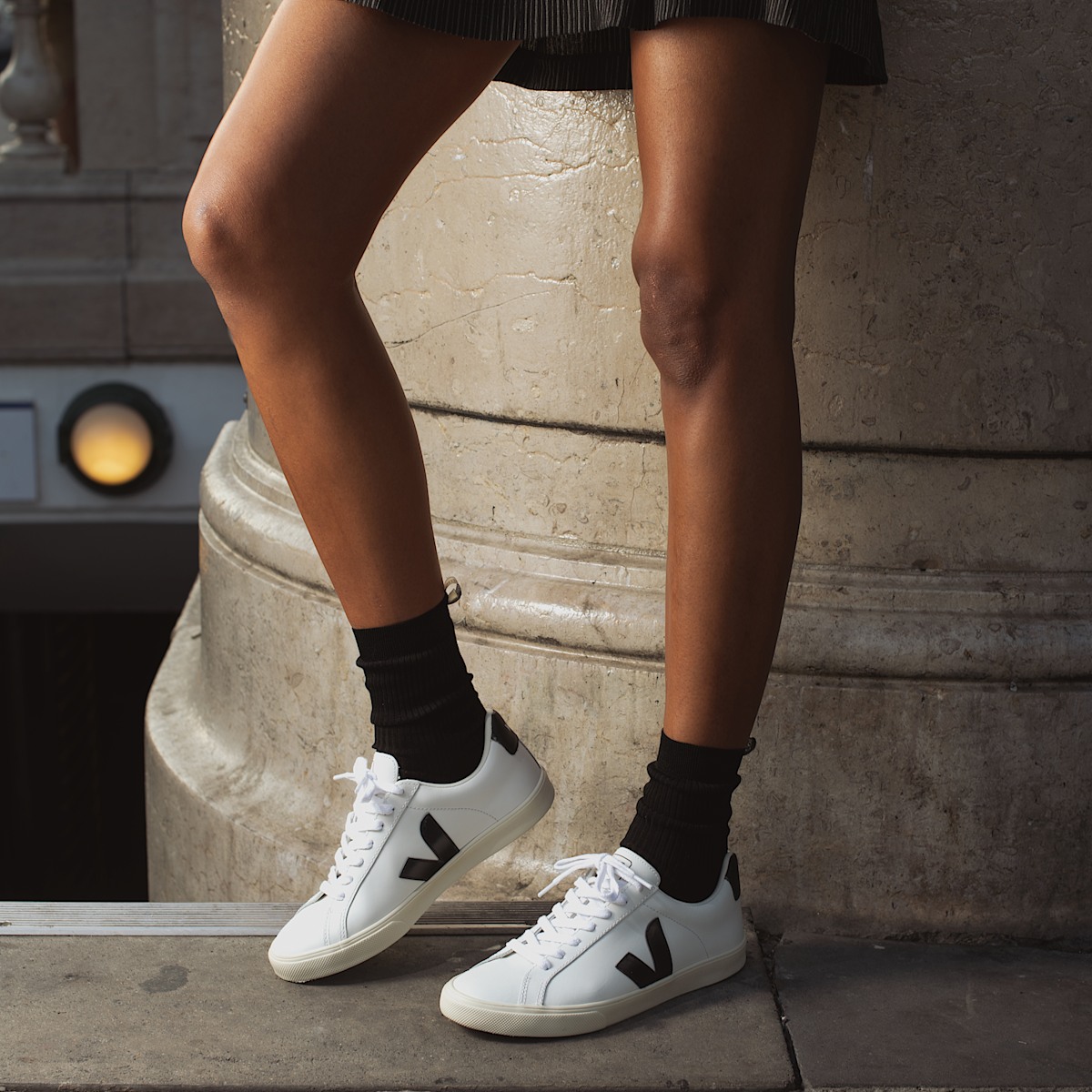 ESPLAR LEATHER WHITE BLACK - Image 5