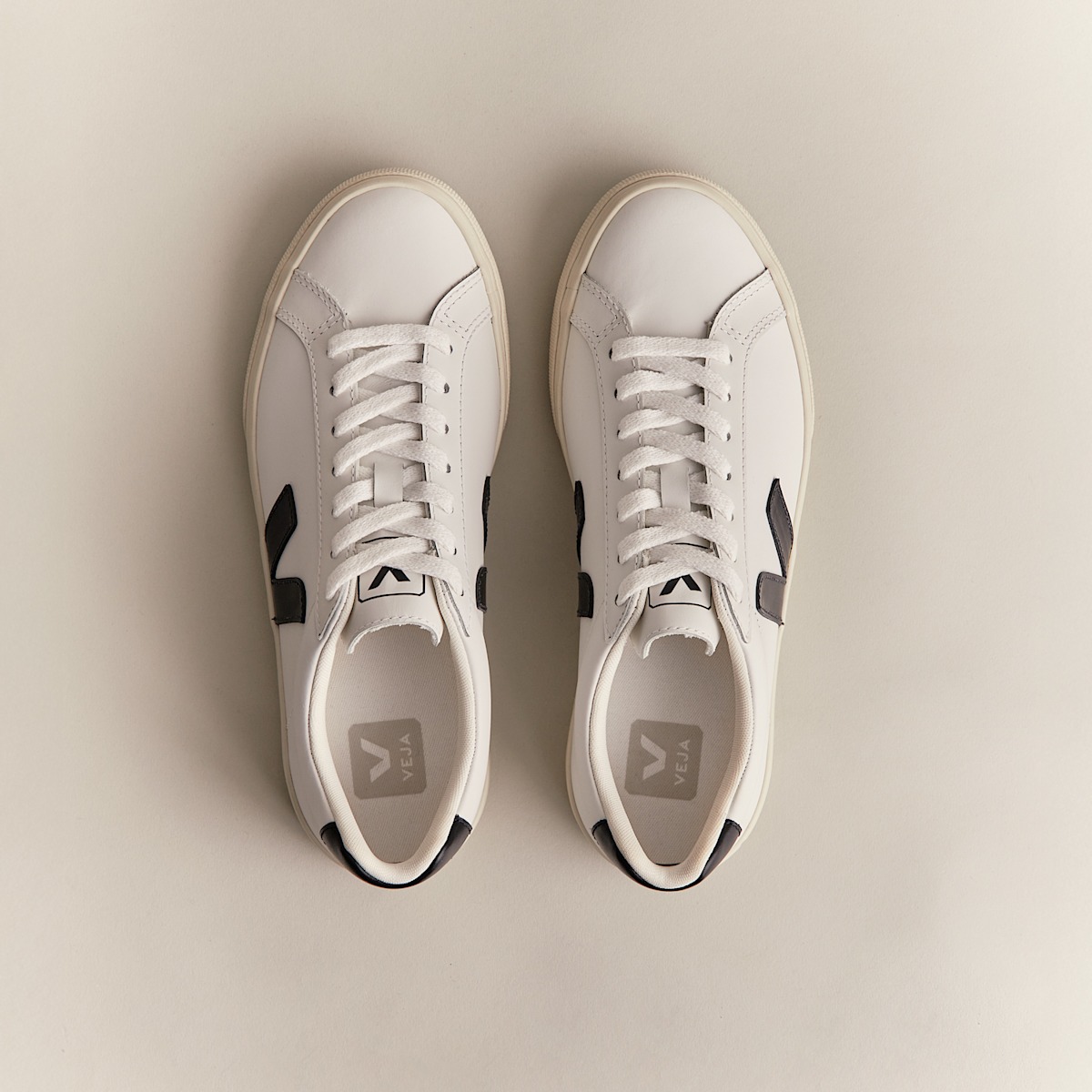 ESPLAR LEATHER WHITE BLACK - Image 6