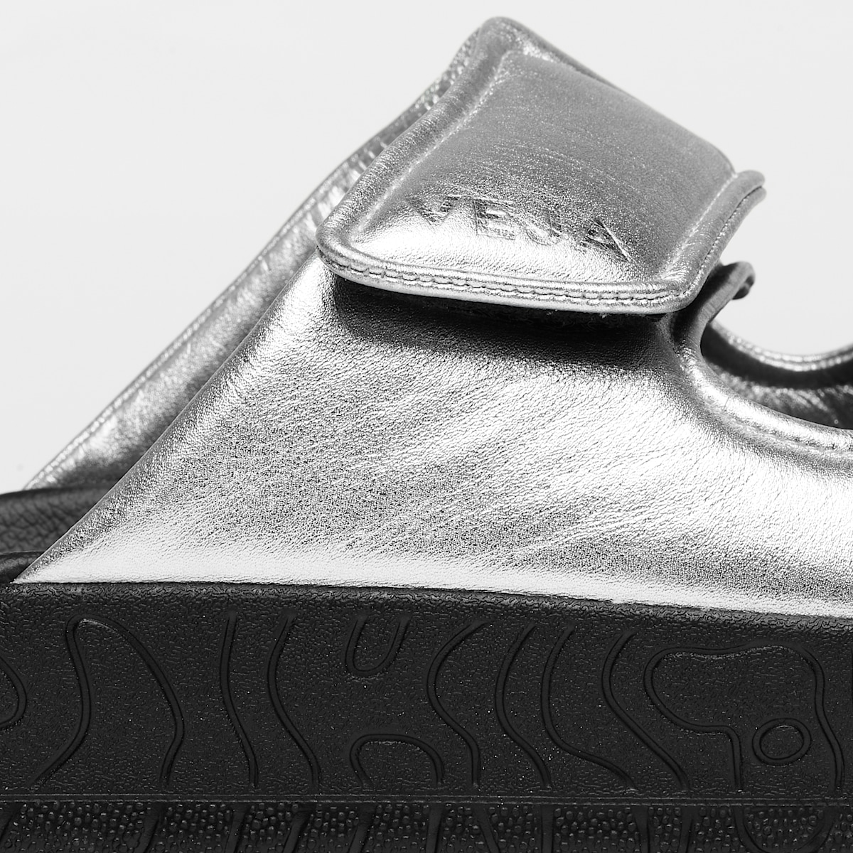 ETNA BOLD LEATHER SILVER - Image 3