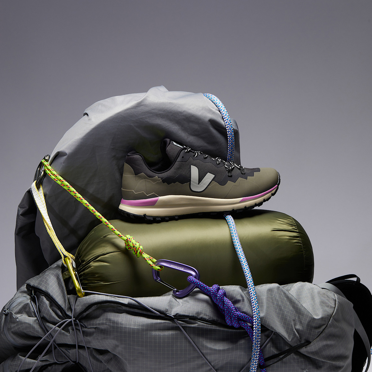 FITZ ROY TREK-SHELL BLACK OXFORD GREY KAKI - Image 5