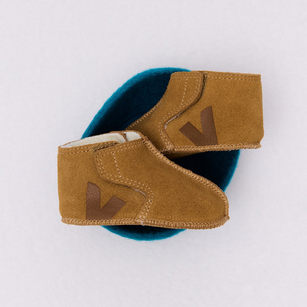ORSO FURED SUEDE CAMEL COGNAC - Image 5