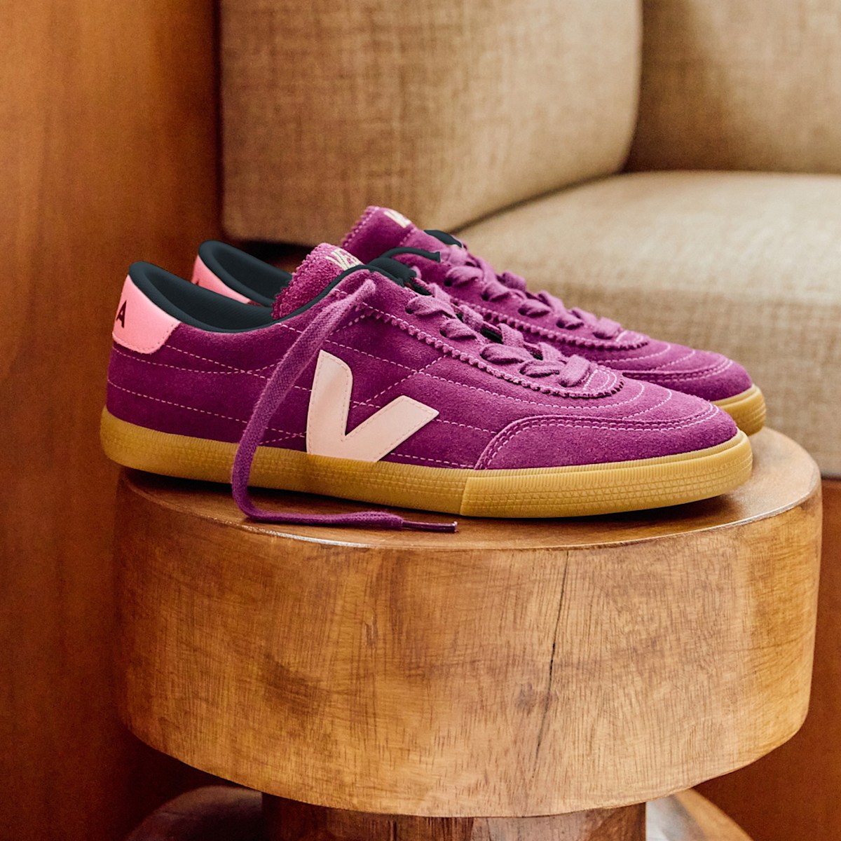 PANENKA SUEDE MAGENTA PETAL MALIBU - Image 5
