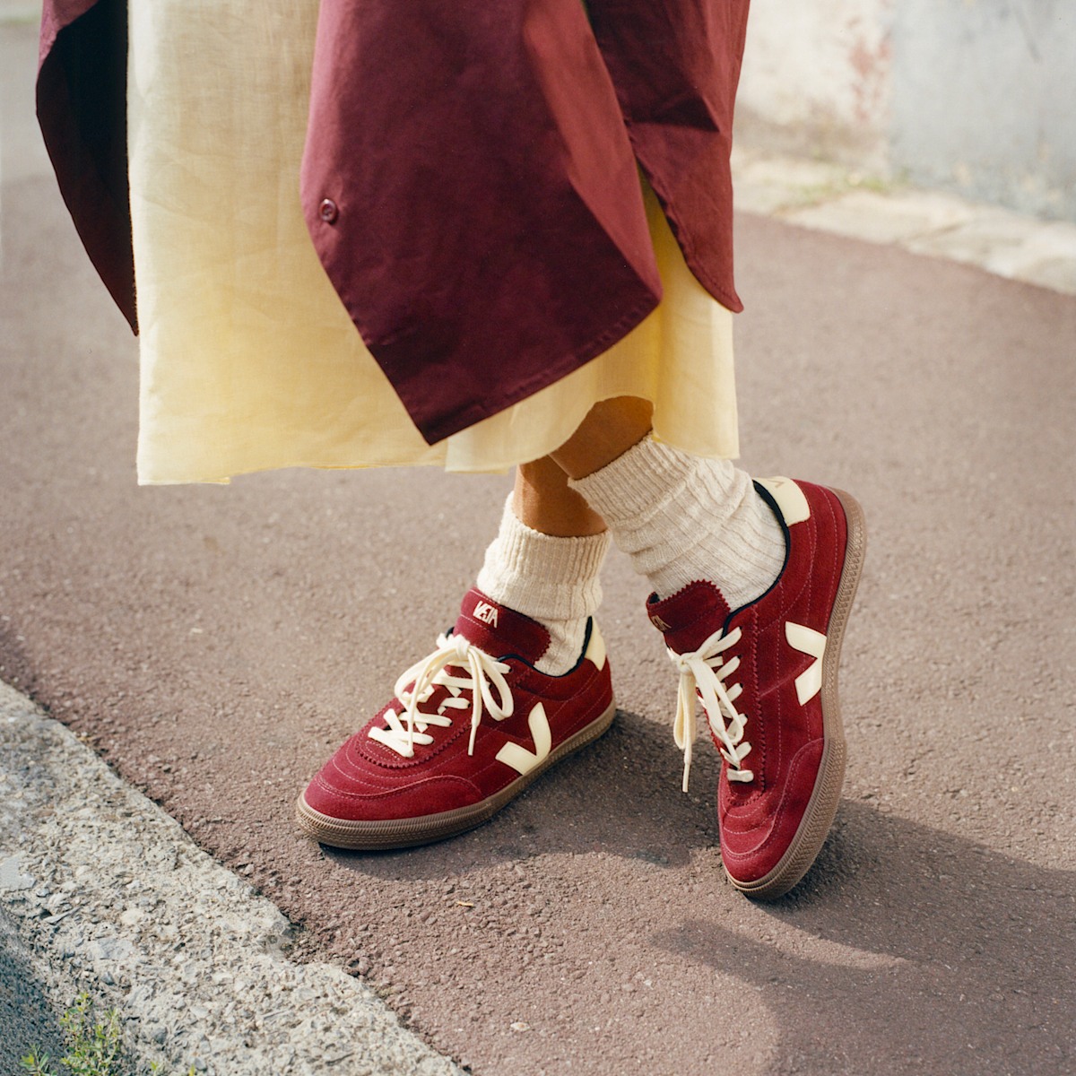 PANENKA SUEDE GRENAT SUN BARK - Image 5