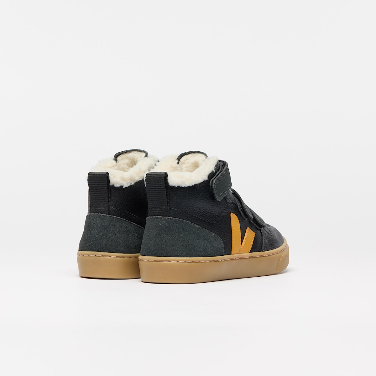 V-10 MID FURED LEATHER BALCK OURO GRAFITE - Image 3