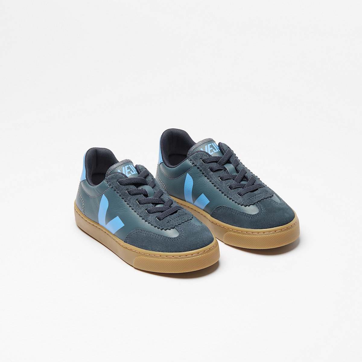 VOLLEY ELASTIC LACES LEATHER CALIFORNIA CELESTE - Image 2