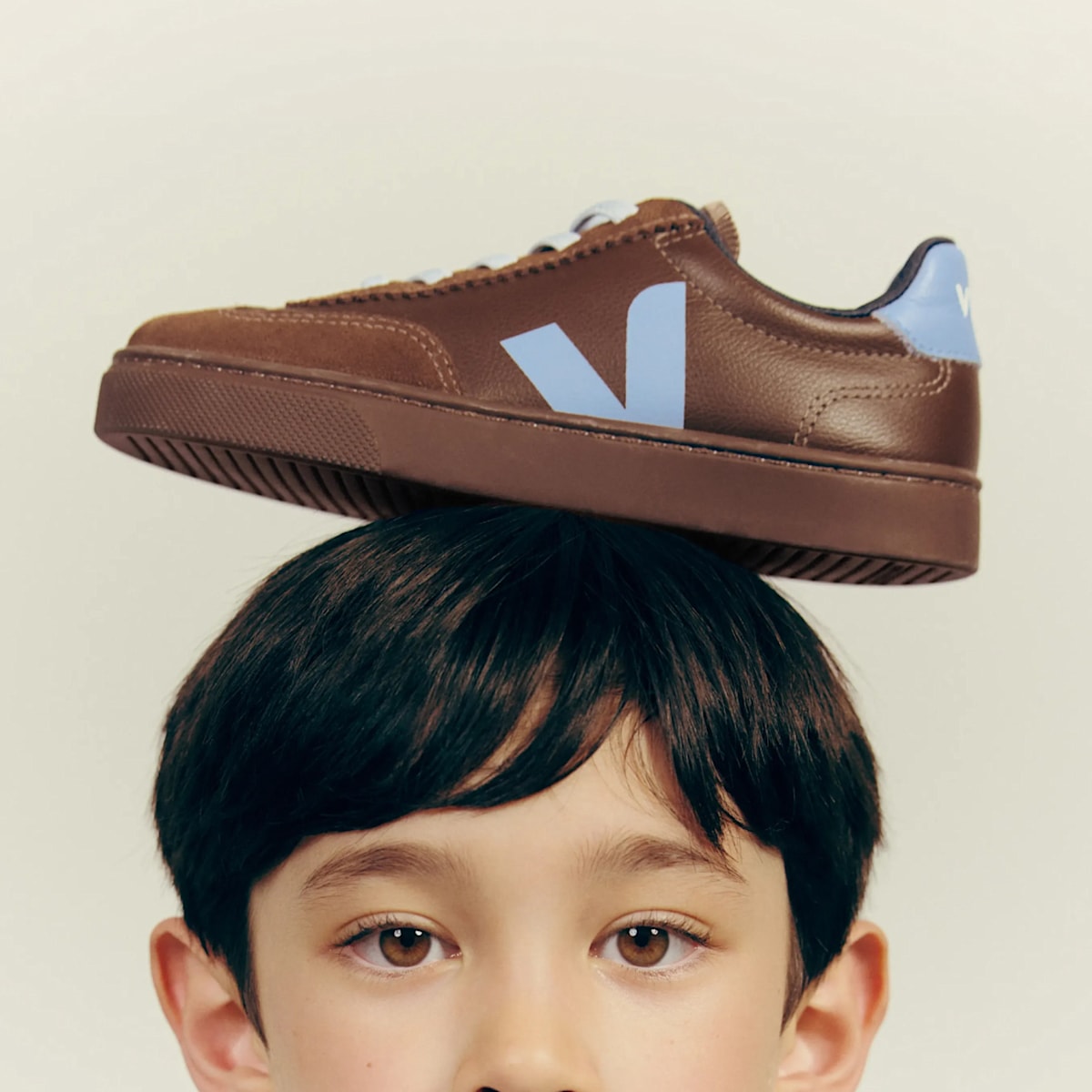 VOLLEY ELASTIC LACES LEATHER WALNUT OLYMPE - Image 5