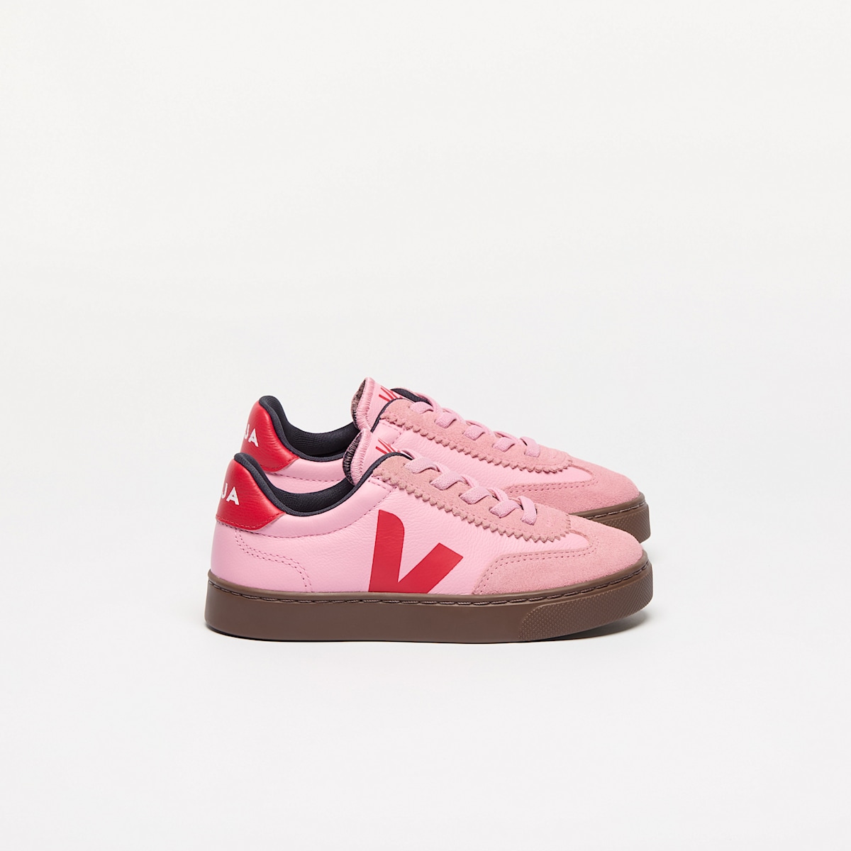 VOLLEY ELASTIC LACES LEATHER GUIMAUVE PEKIN BARK