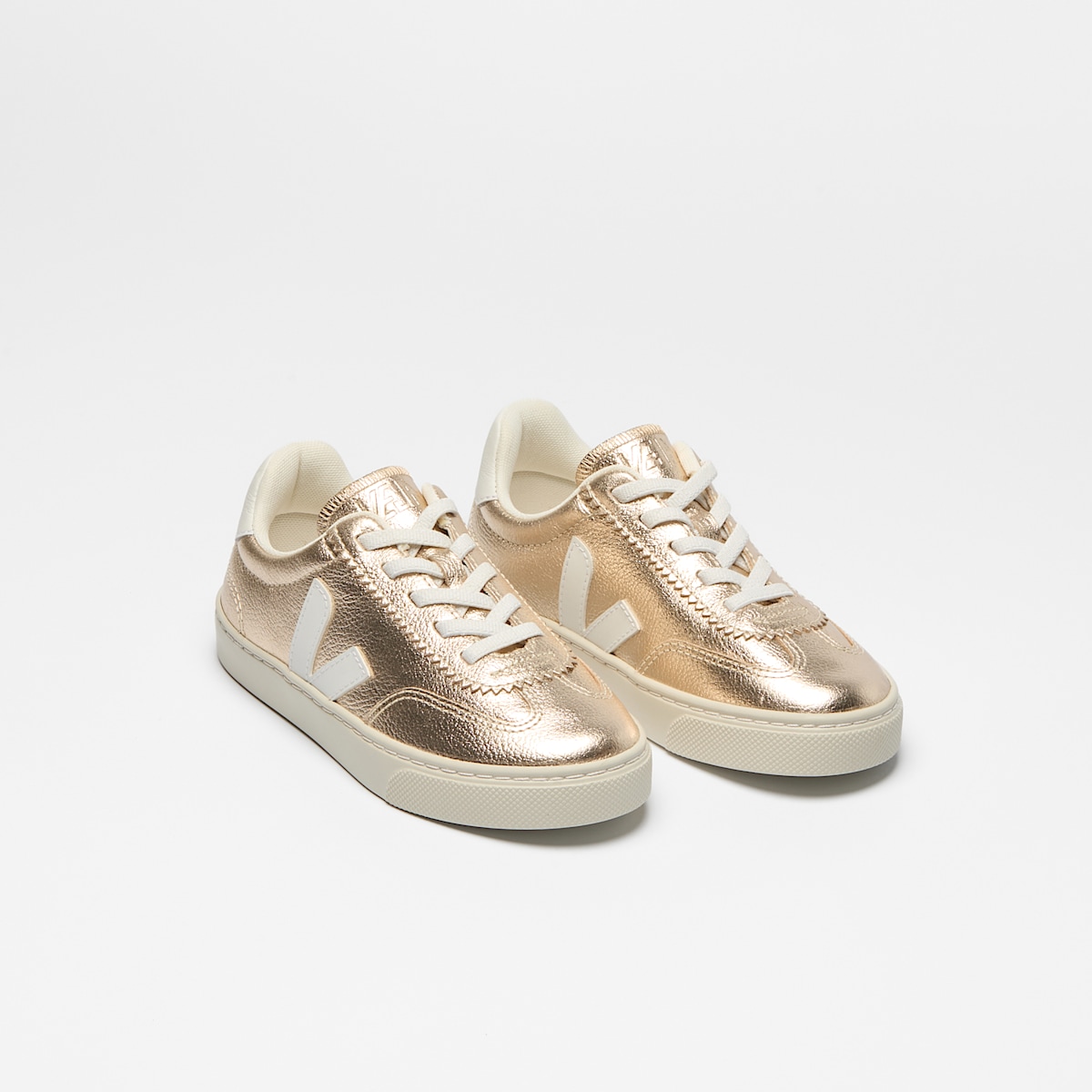 VOLLEY ELASTIC LACES LEATHER PLATINE WHITE - Image 2