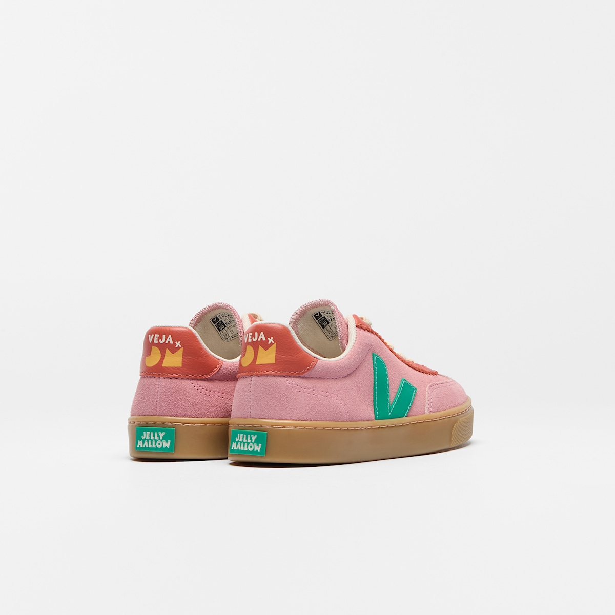 VOLLEY ELASTIC LACES SUEDE VEJA X JELLY MALLOW MARY - Image 3