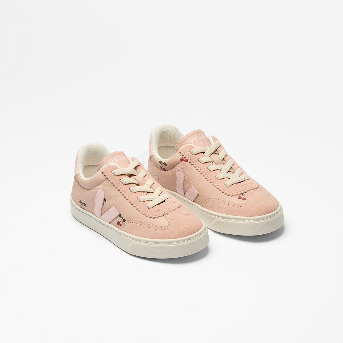 VOLLEY ELASTIC LACES LEATHER VEJA X KONGES SLØJD CHERRY - Image 2