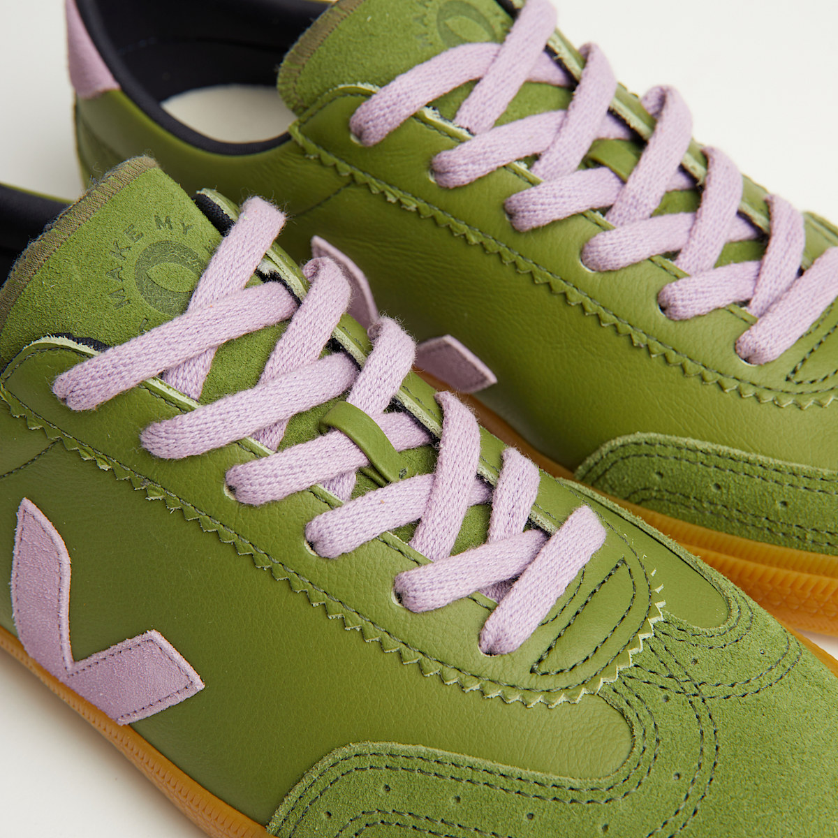 VOLLEY LEATHER VEJA X MAKE MY LEMONADE KIWI ORCHID - Image 5