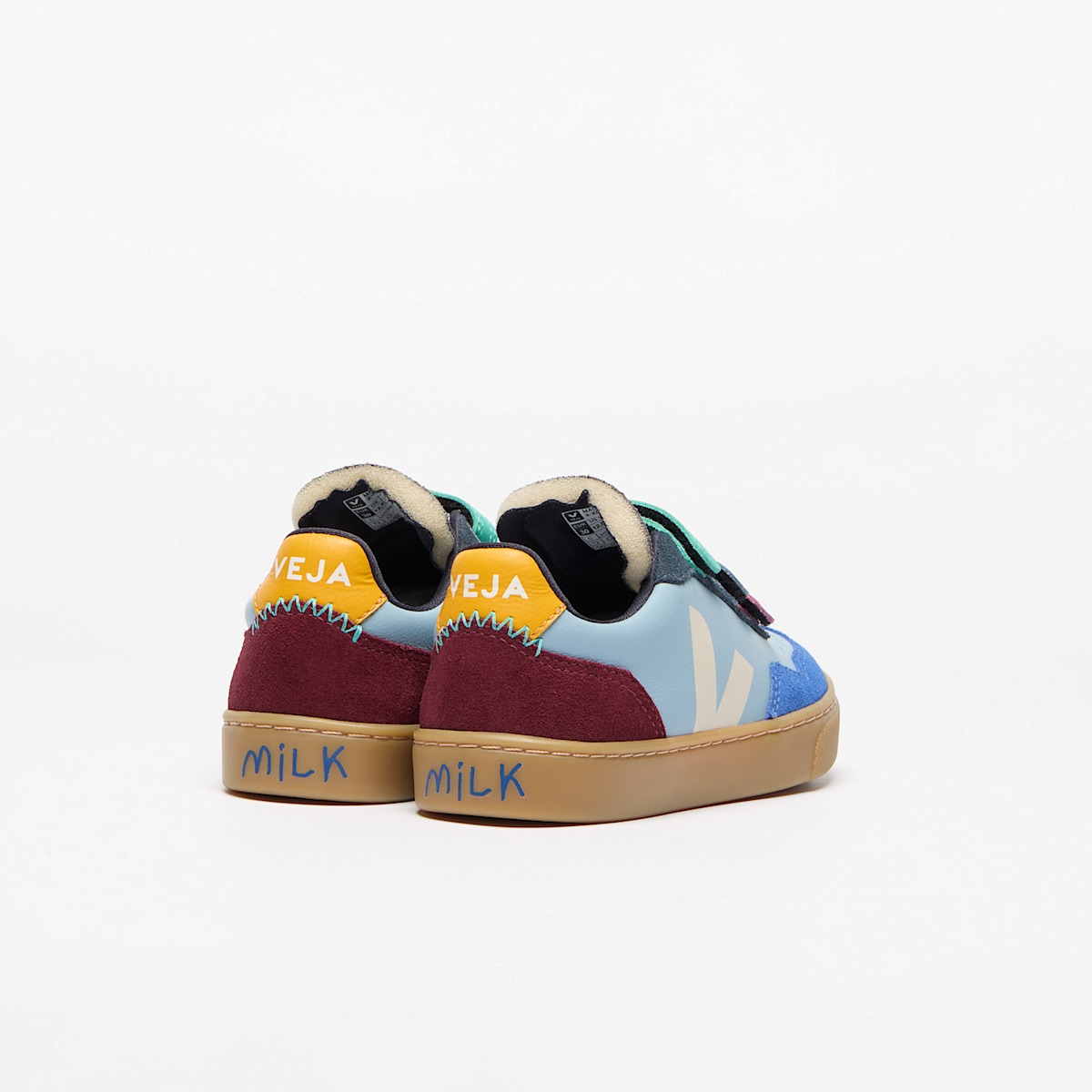 V-90 LEATHER VEJA X MILK STEEL PIERRE - Image 3