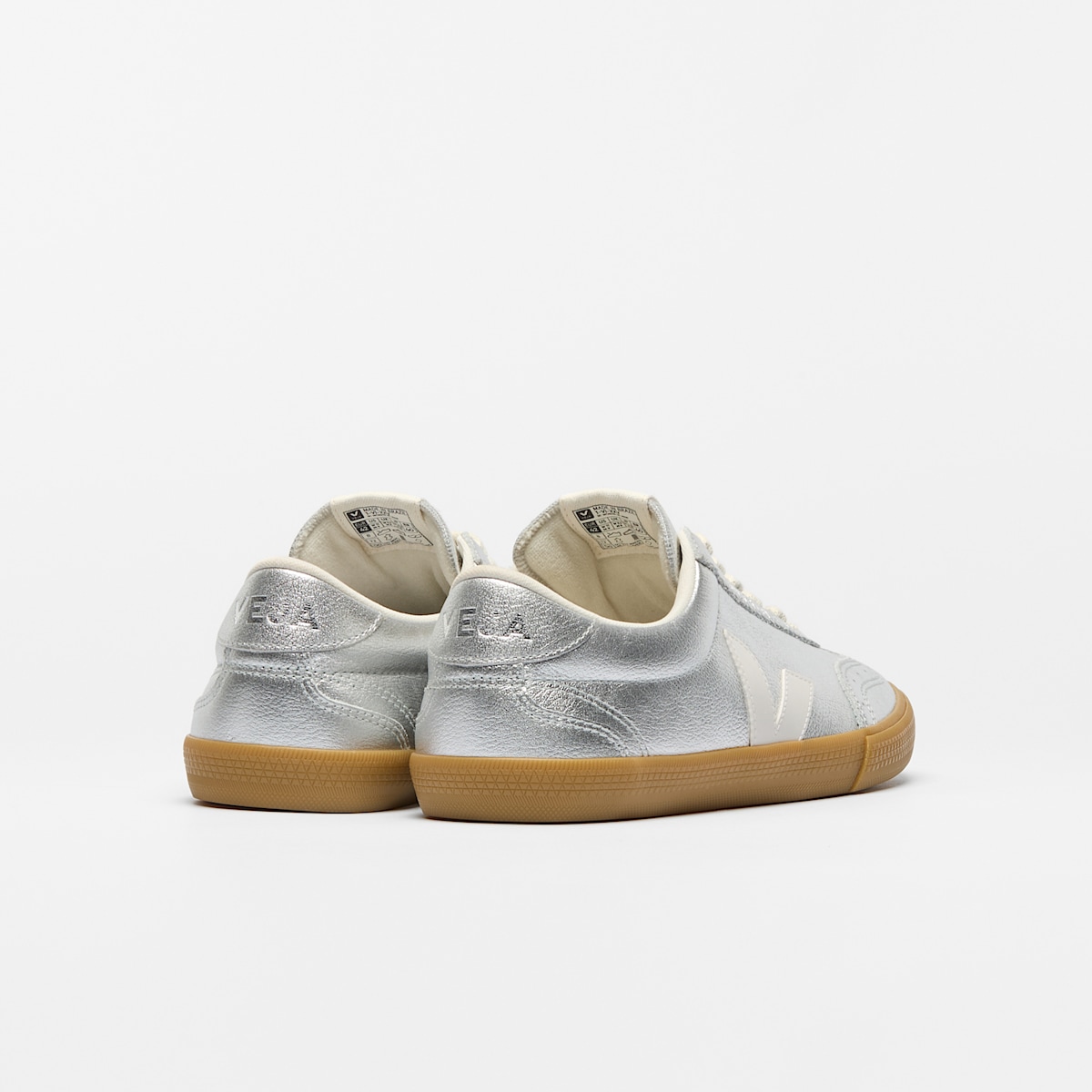 VOLLEY LEATHER SILVER WHITE NATURAL - Image 3