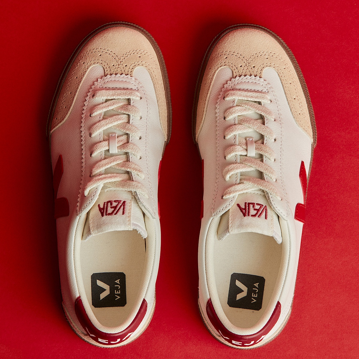 VOLLEY LEATHER WHITE PEKIN BARK - Image 5