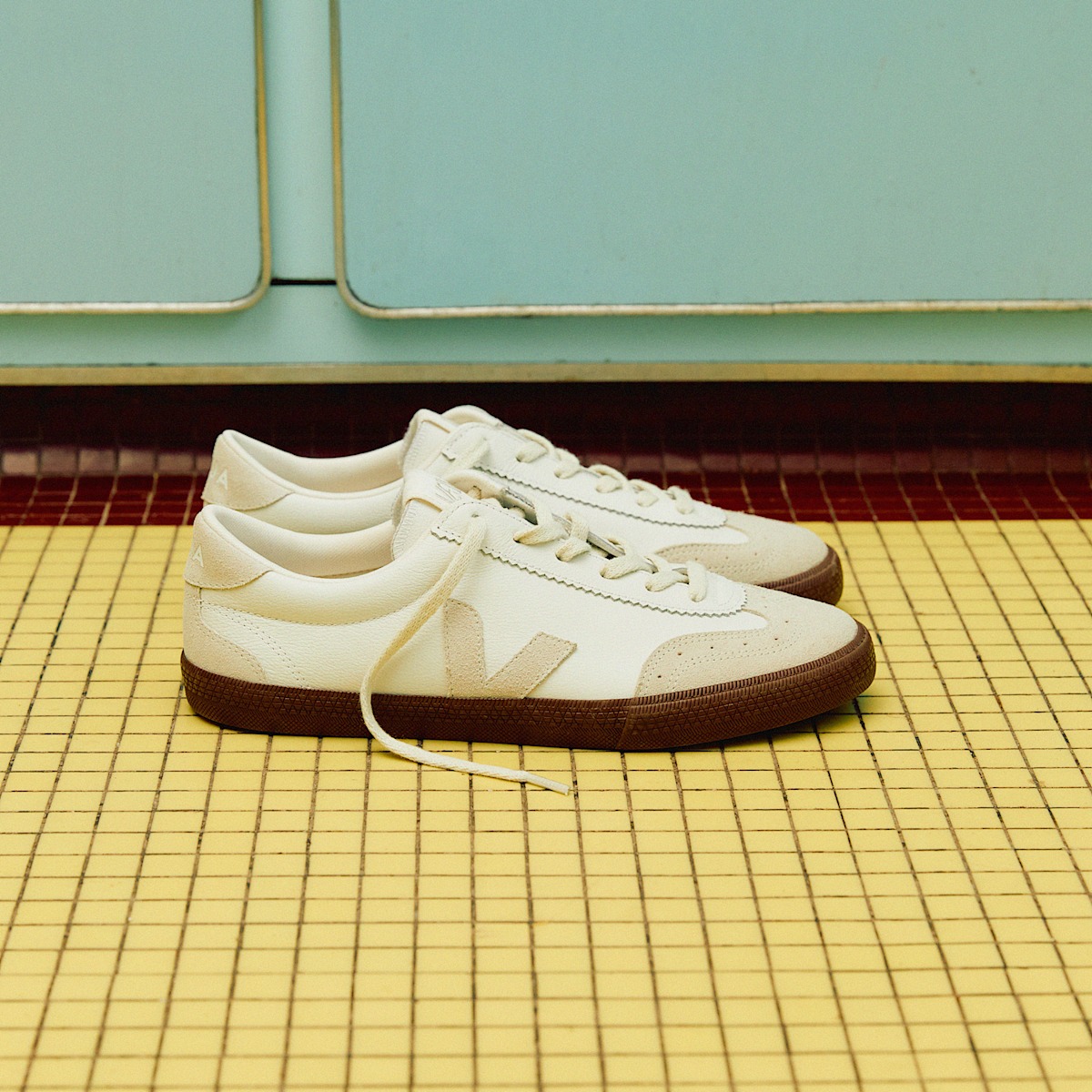 VOLLEY LEATHER WHITE NATURAL BARK - Image 6