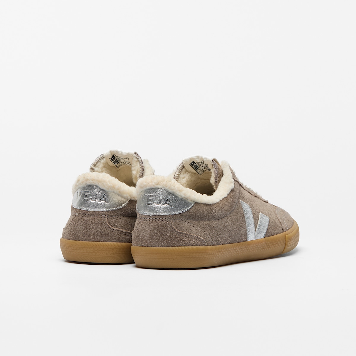 VOLLEY FURED SUEDE MOONROCK SILVER - Image 3
