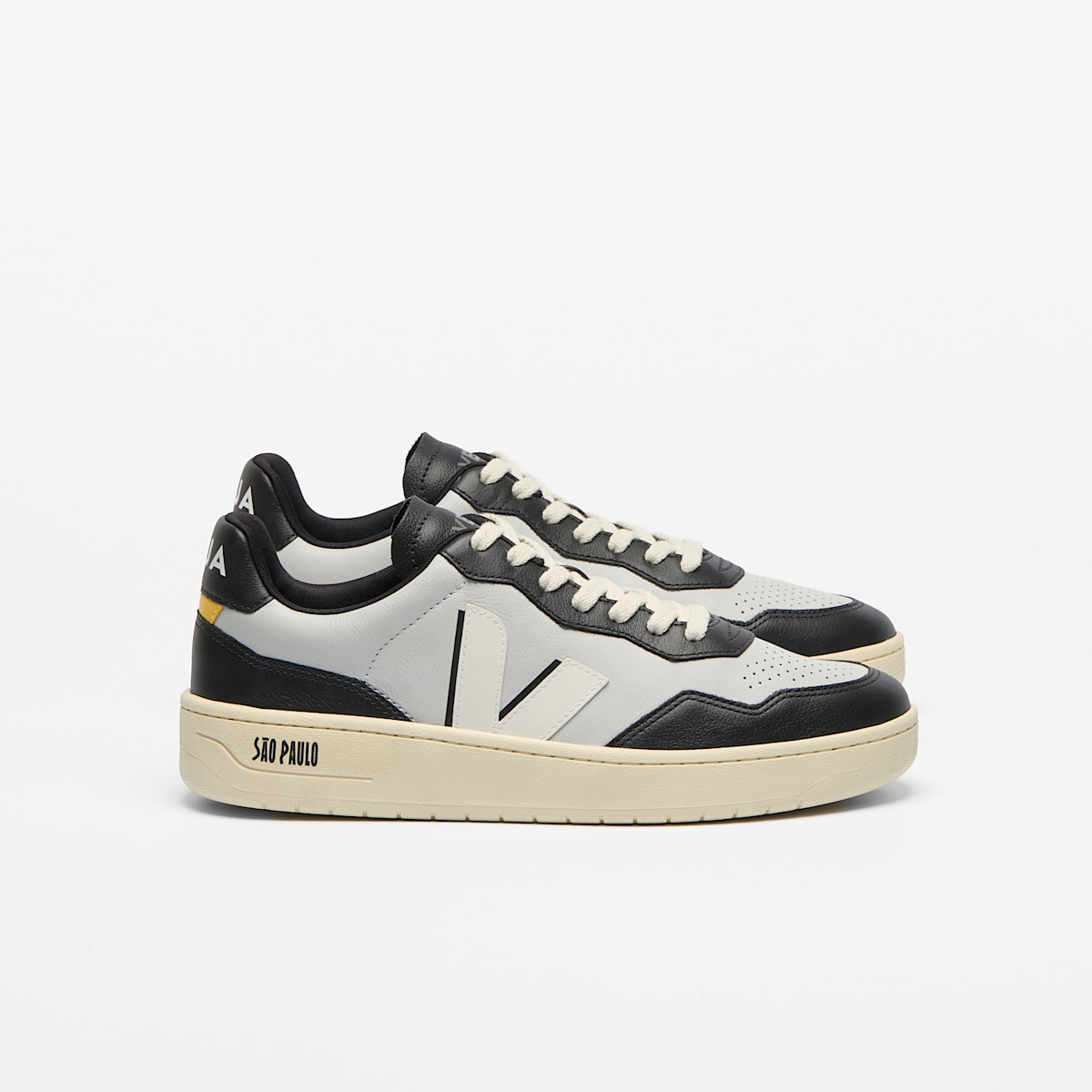 V-90 LEATHER SÃO PAULO LIGHT GREY WHITE